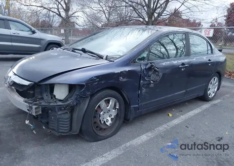 2010 Honda Civic Lx from USA, damaged, VIN 2HGFA1F58AHS01197